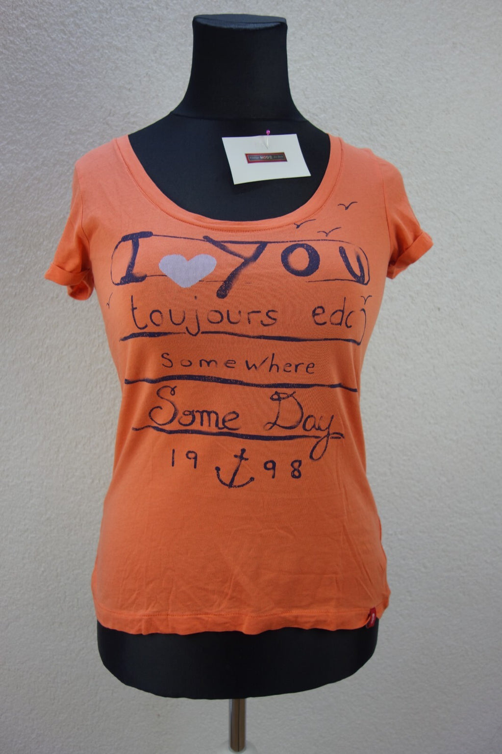EK4084 Damen T-Shirt von edc, orange, Gr. M0