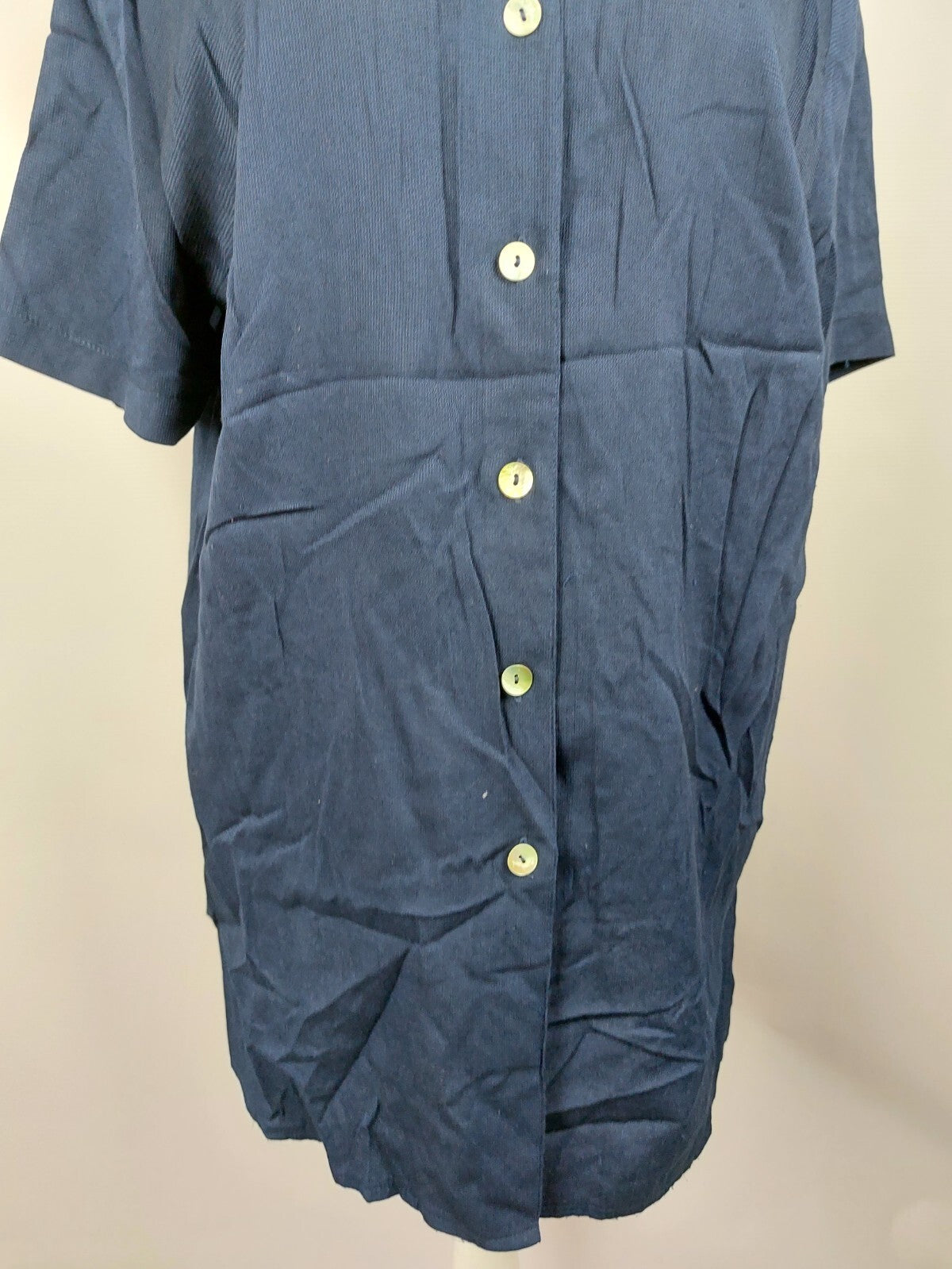 EK2039 Damen Bluse von meine Größe. dunkelblau, Gr. 482