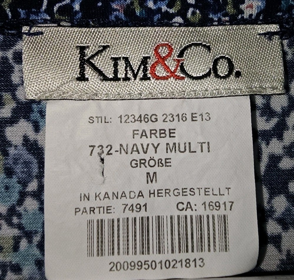 EK10297 Damen T-Shirt von Kim&Co, blau, Gr.M2