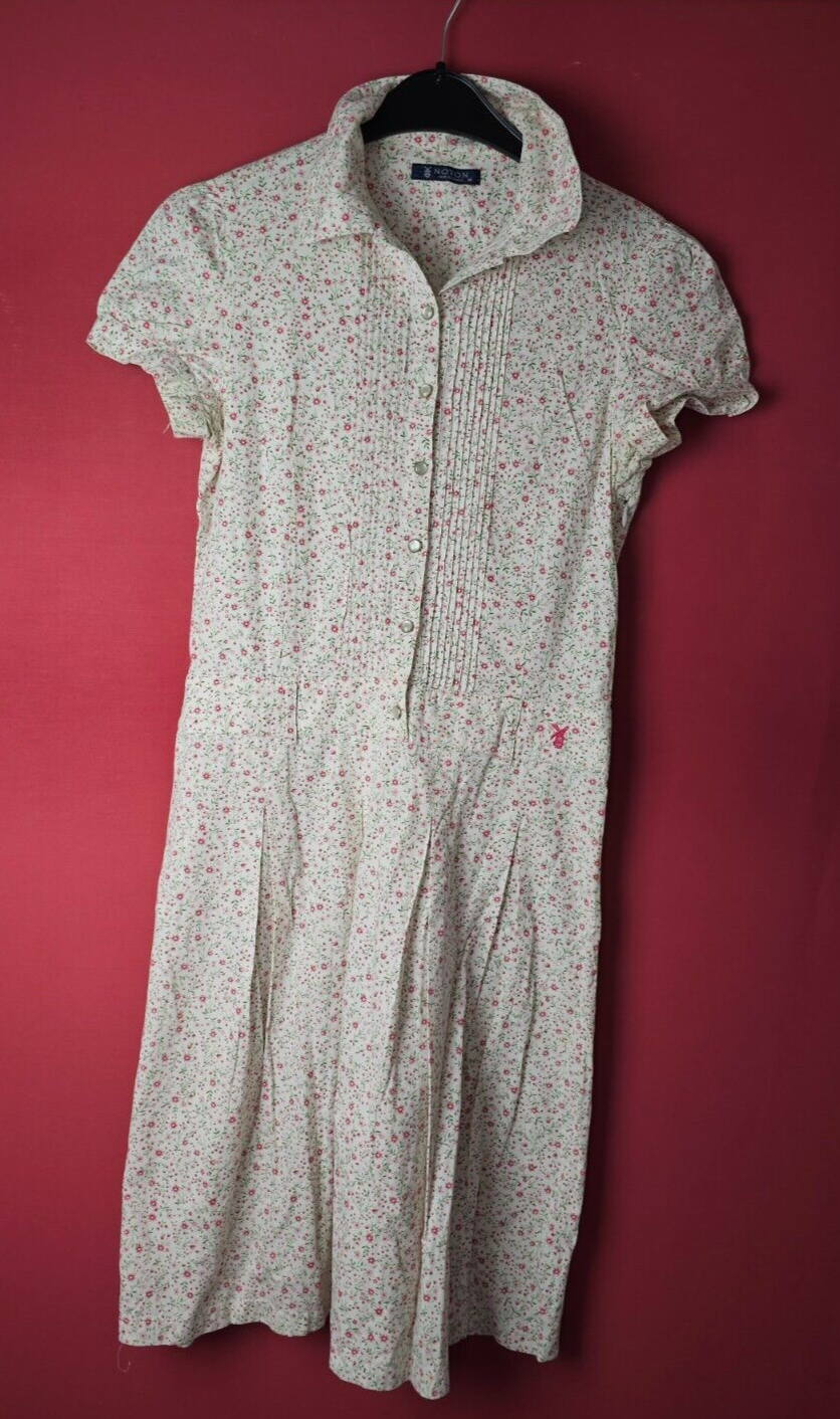 EK6420 Damen kleid von Noton, weiß-rosa, Gr.M0