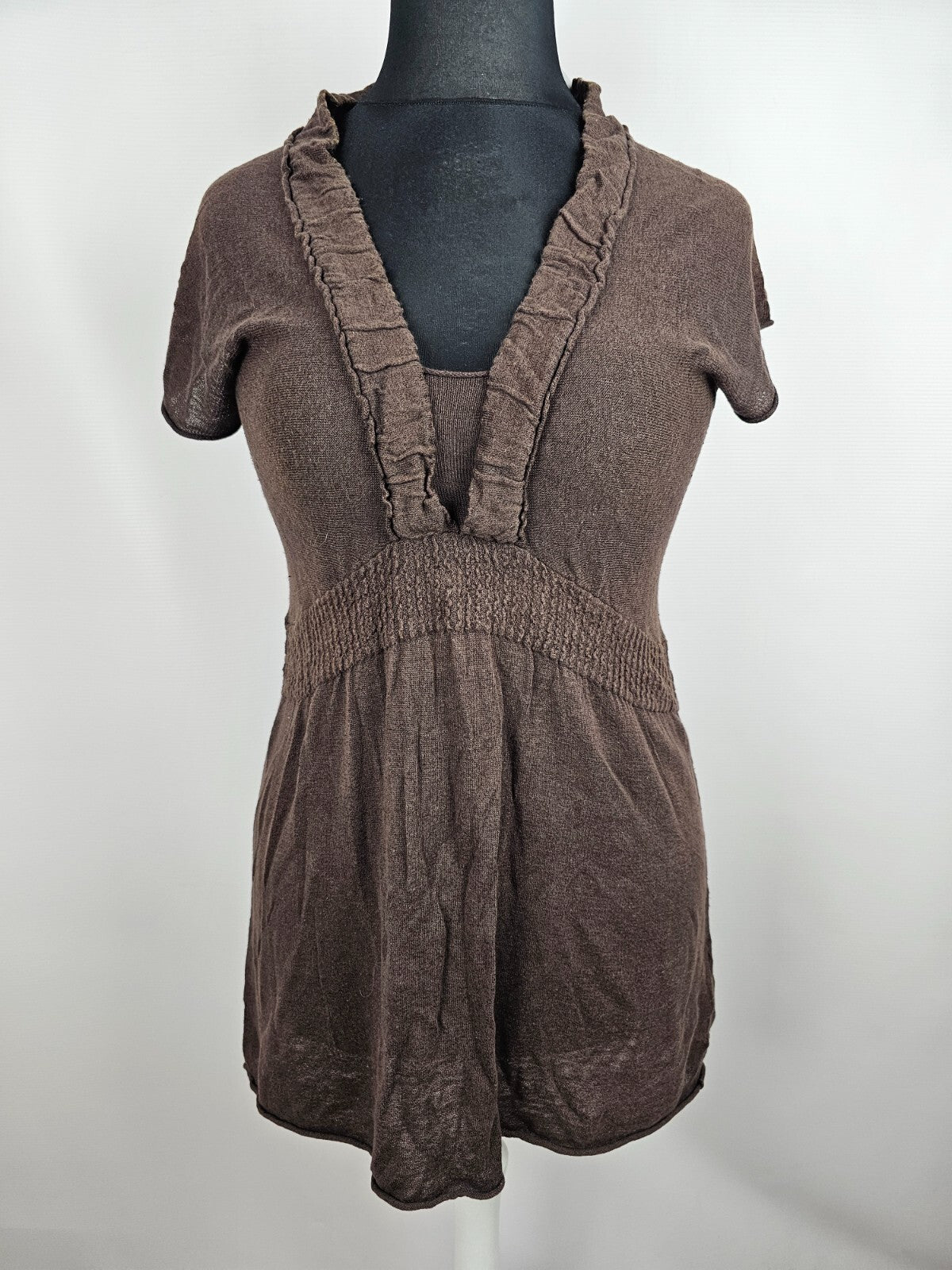 EK5684 Damen Kleid von Carlo Colucci, braun, Gr. 420