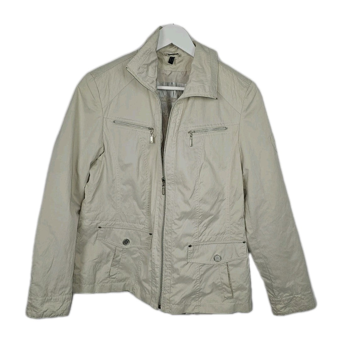EK11302 Damen Jacke von Barbara Lebek, Beige, Gr. 400
