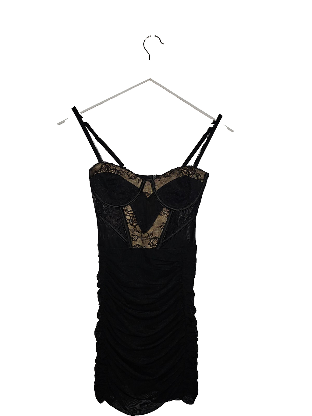 EK7438 Damen Kleid von Bershka, schwarz, Gr.S0