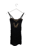 EK7438 Damen Kleid von Bershka, schwarz, Gr.S0