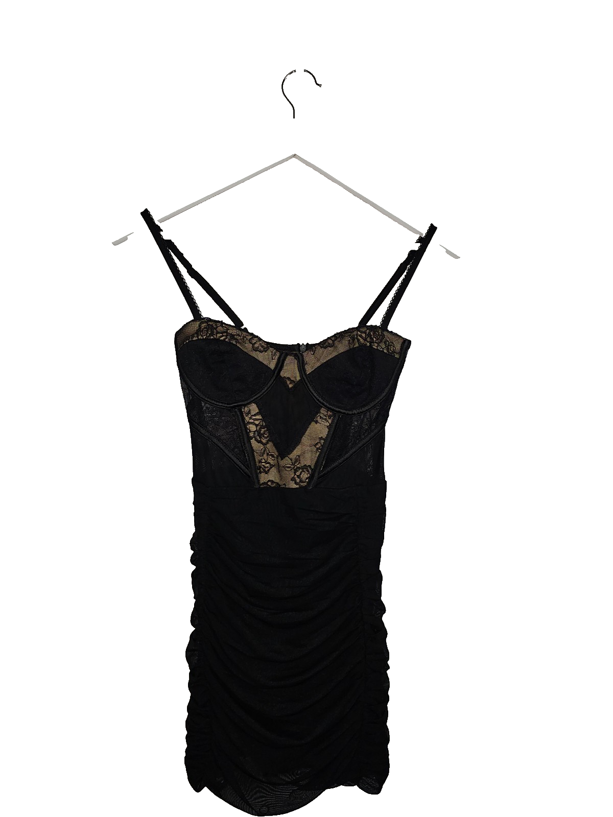 EK7438 Damen Kleid von Bershka, schwarz, Gr.S0