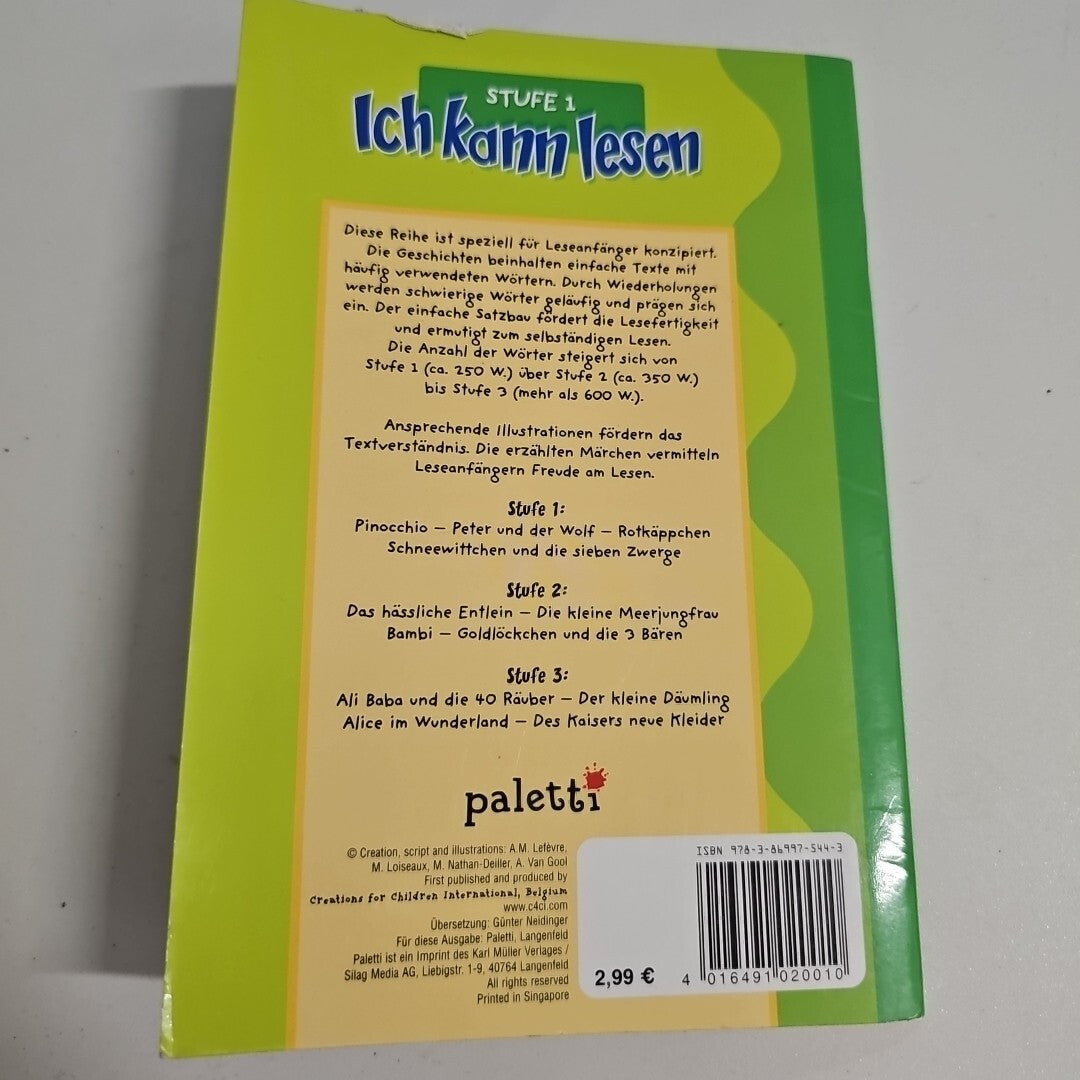 EB2068 Pinocchio - Ich kann lesen, Stufe 1 von paletti1