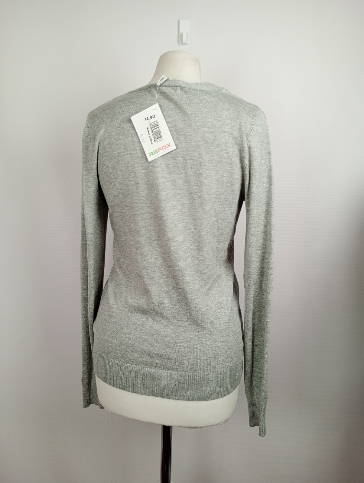 EK5259 Damen Strickjacke von H&M, grau, Gr. 403
