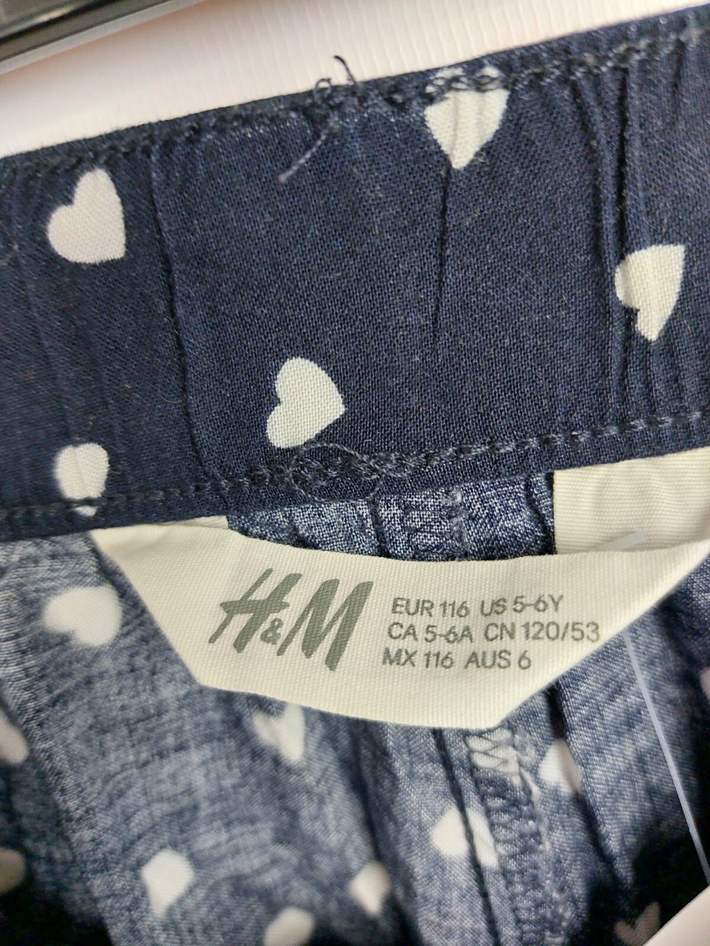 EK4574 Mädchen Hose von H&M, blau, Gr.1164