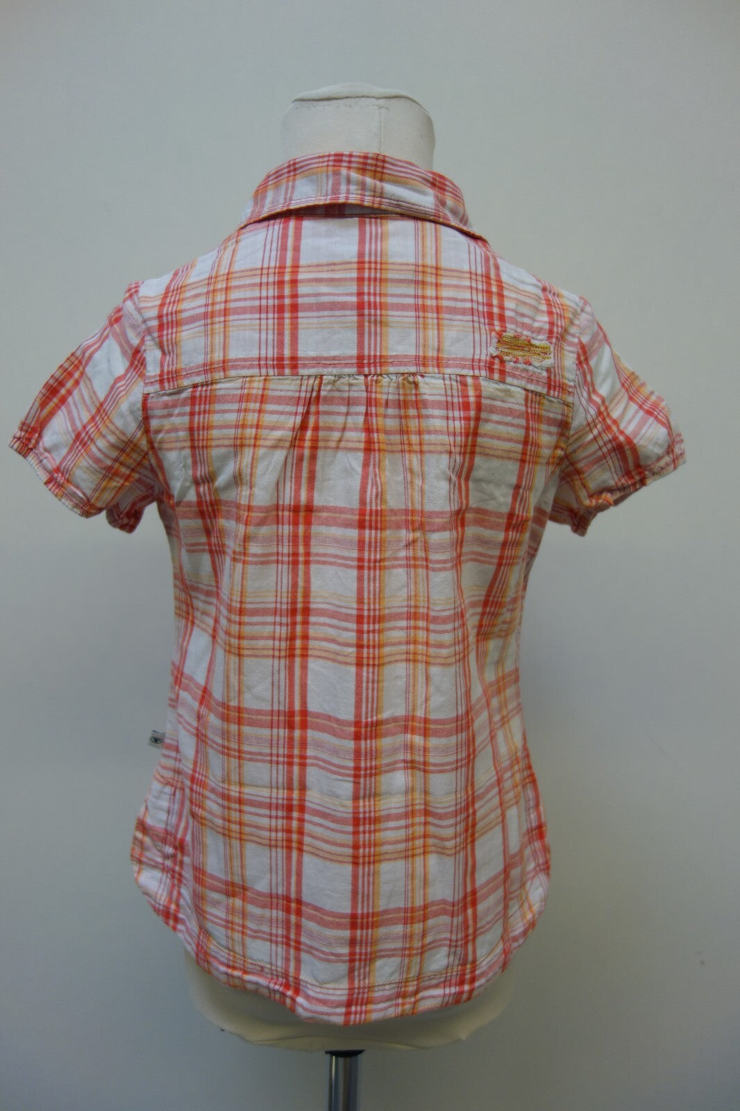 EK2080 Mädchen Bluse von Tom Tailor, kariert,  gr. 116/1223