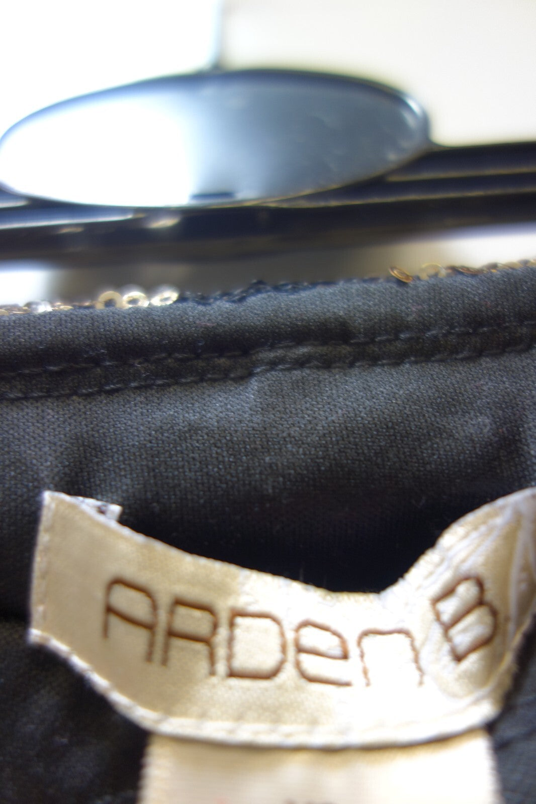 EK3525 Damen Rock von Arden B. Gr. 36, Schwarz/Gold3