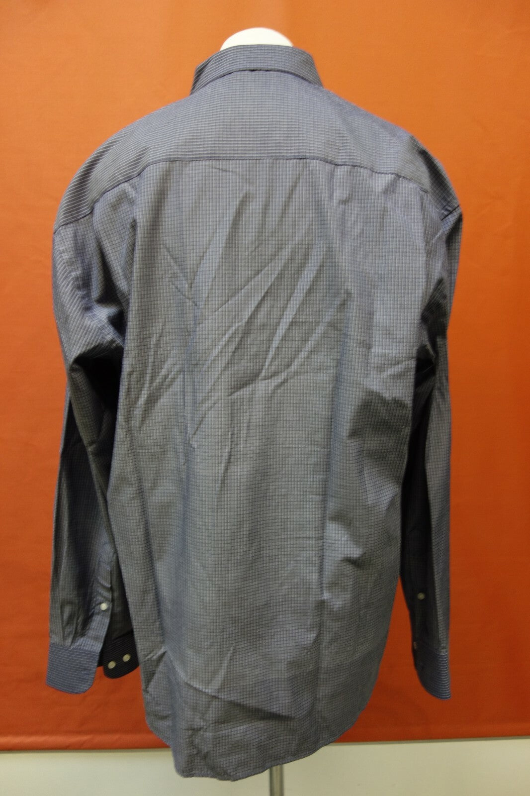 EK0142 Herren Hemd von Roger Kent, XL, blau, kariert3