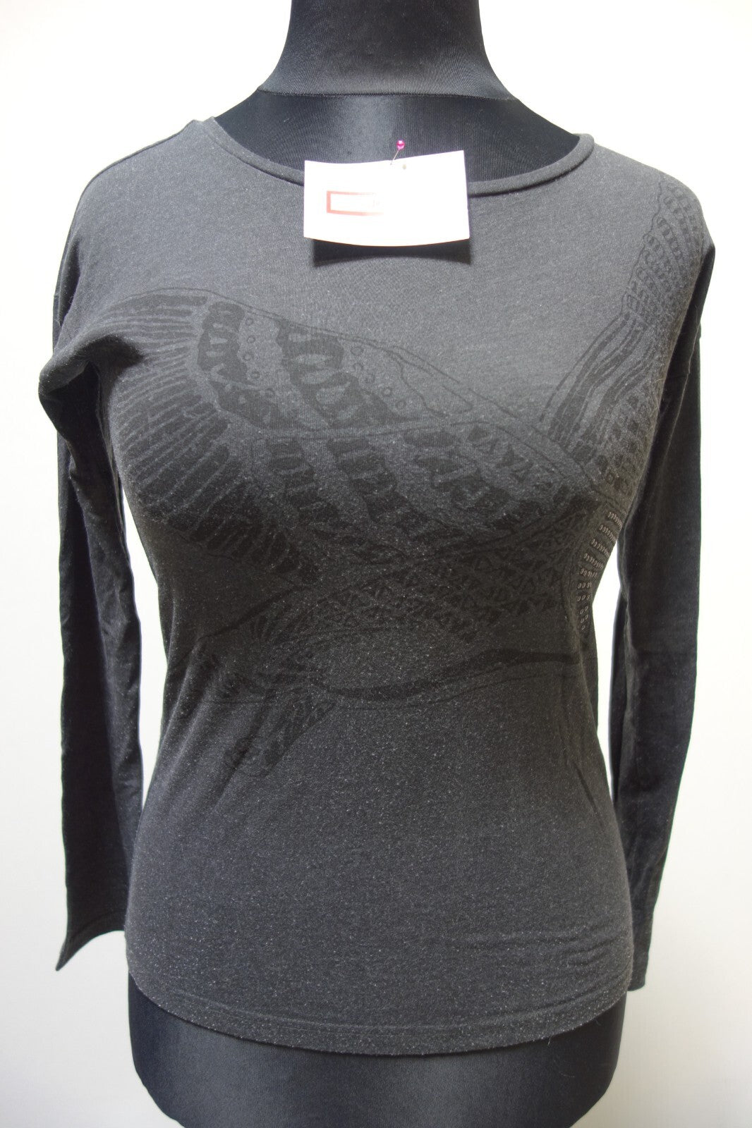 EK0168 Mädchen Langarmshirt von s.Oliver, grau, Gr. 1640