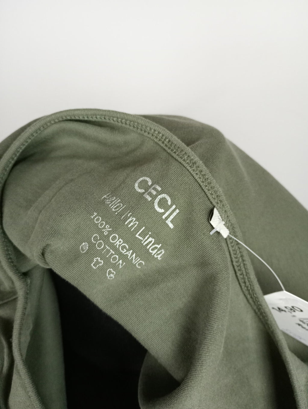 EK5253 Damen Tanktop von Cecil, grüngrau, Gr. XL5