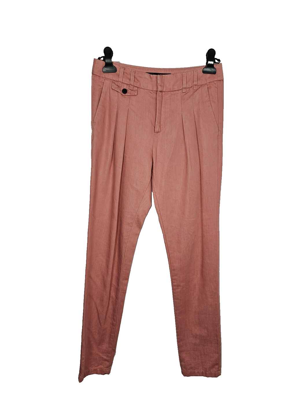 EK7578 Damen Hose von Zara, rot, Gr.M0