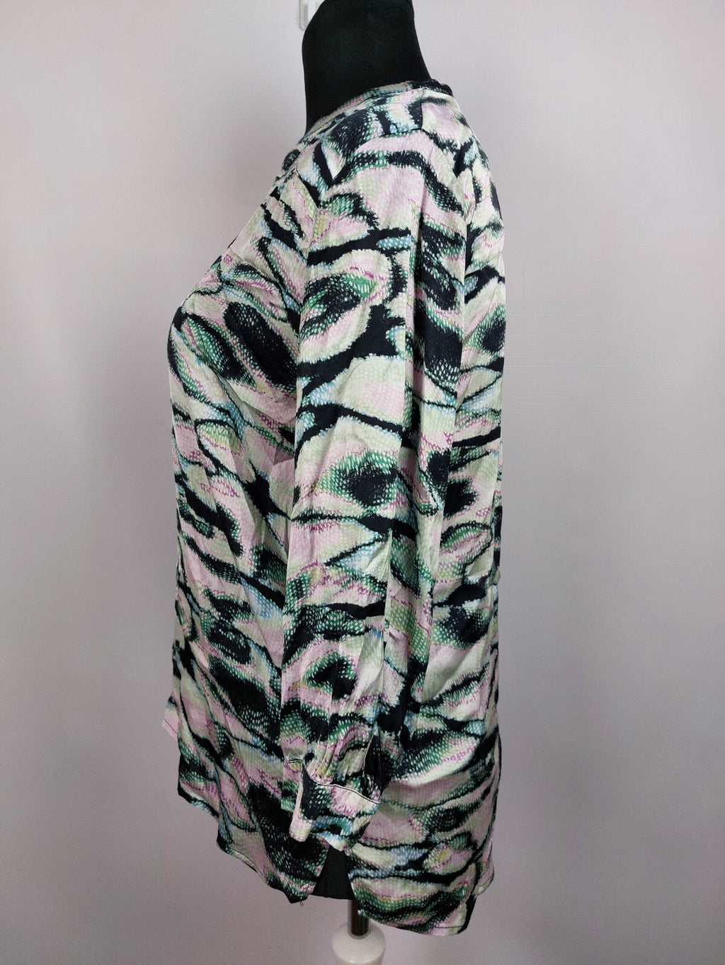 EK1414 Damen Blusee von Esprit, grün-schwarz-pink, Gr.XL3