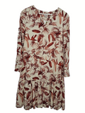 EK7796 Damen Kleid von Alba Moda, rot-weiß, Gr.340