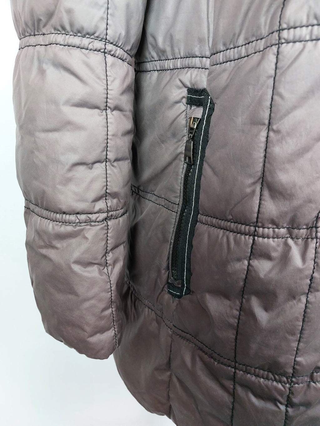 EK4403 Damen Mantel von Gerry Weber, grauer Verlauf, Gr. L/XL3