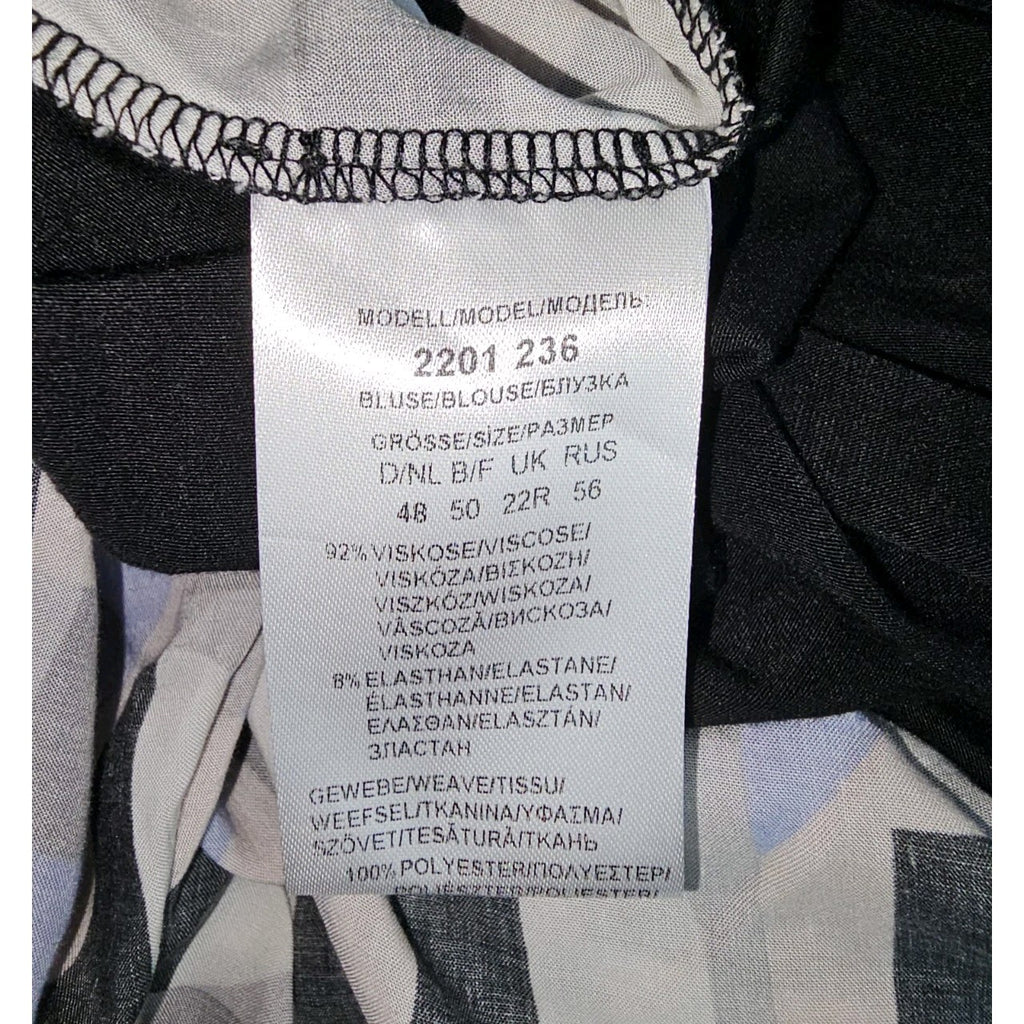 EK10983 Damen Bluse von frapp, Schwarz, Gr. 483