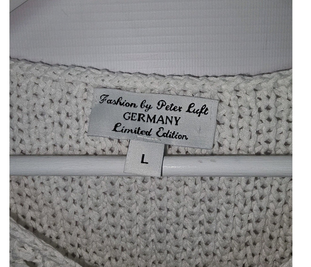 EK11013 Damen T-Shirt von Fashion by Peter Luft, Weiß, Gr. L1