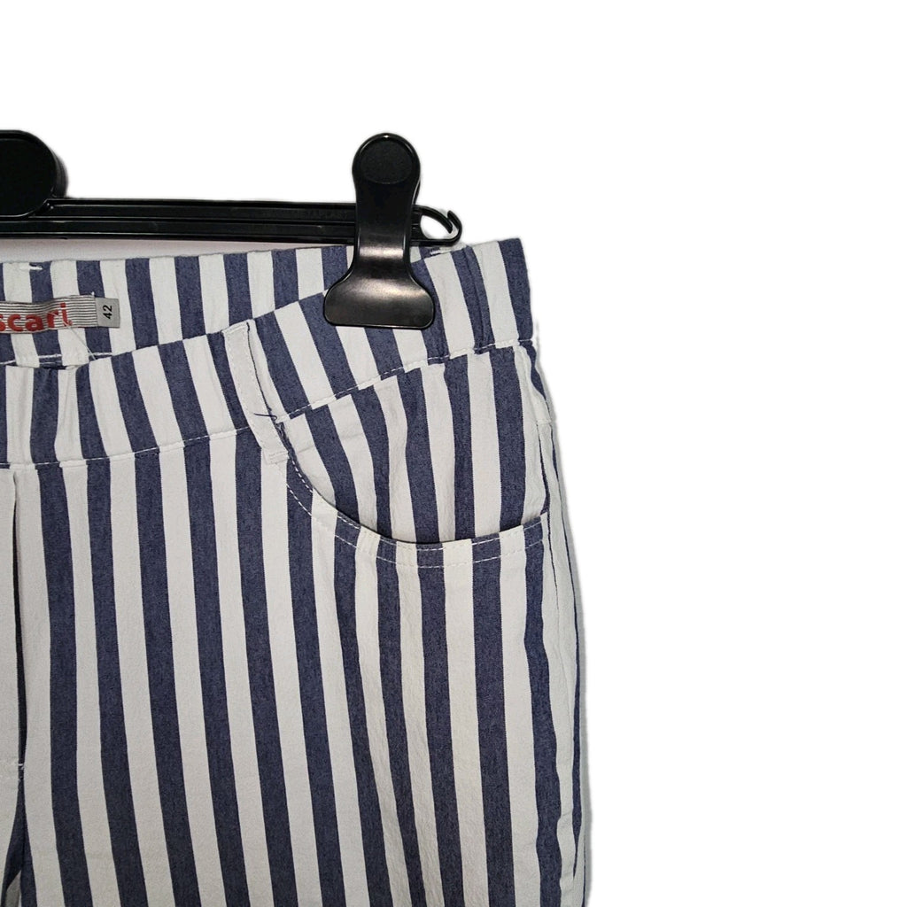 EK9857 Dame  Hose von Ascari, weiß-blau, Gr.422