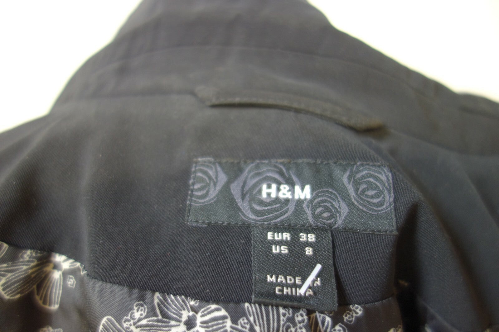 EK0482 Damen Blazer von H&M, schwarz, 384