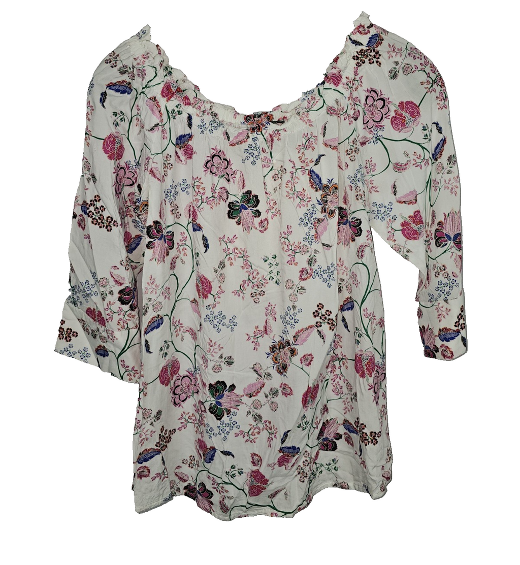 EK6698 Damen Bluse von Street One, Weiß/Rosa, Gr. 360