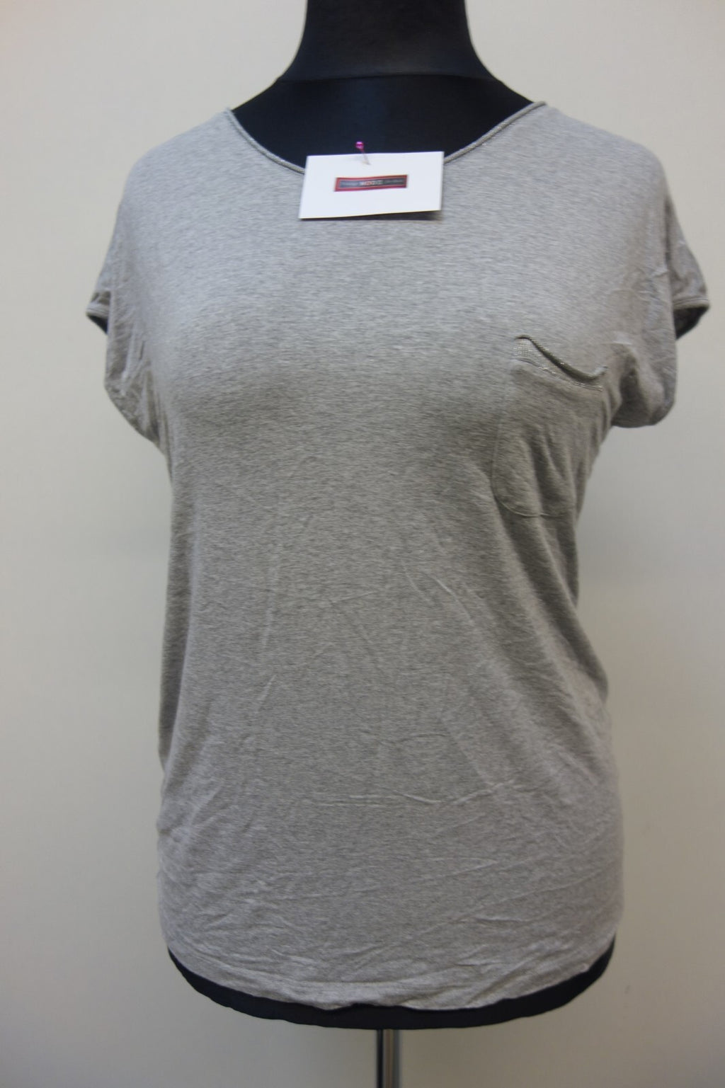 EK2508 Damen T-shirt von Hubert Gaser, grau, Gr.380