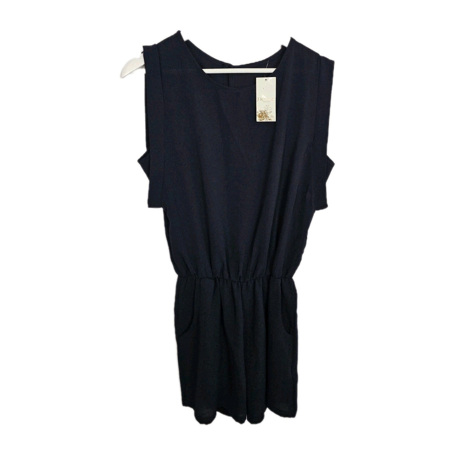 EK9654 Damen Jumpsuit von JK Fashion, blau, Gr.S0