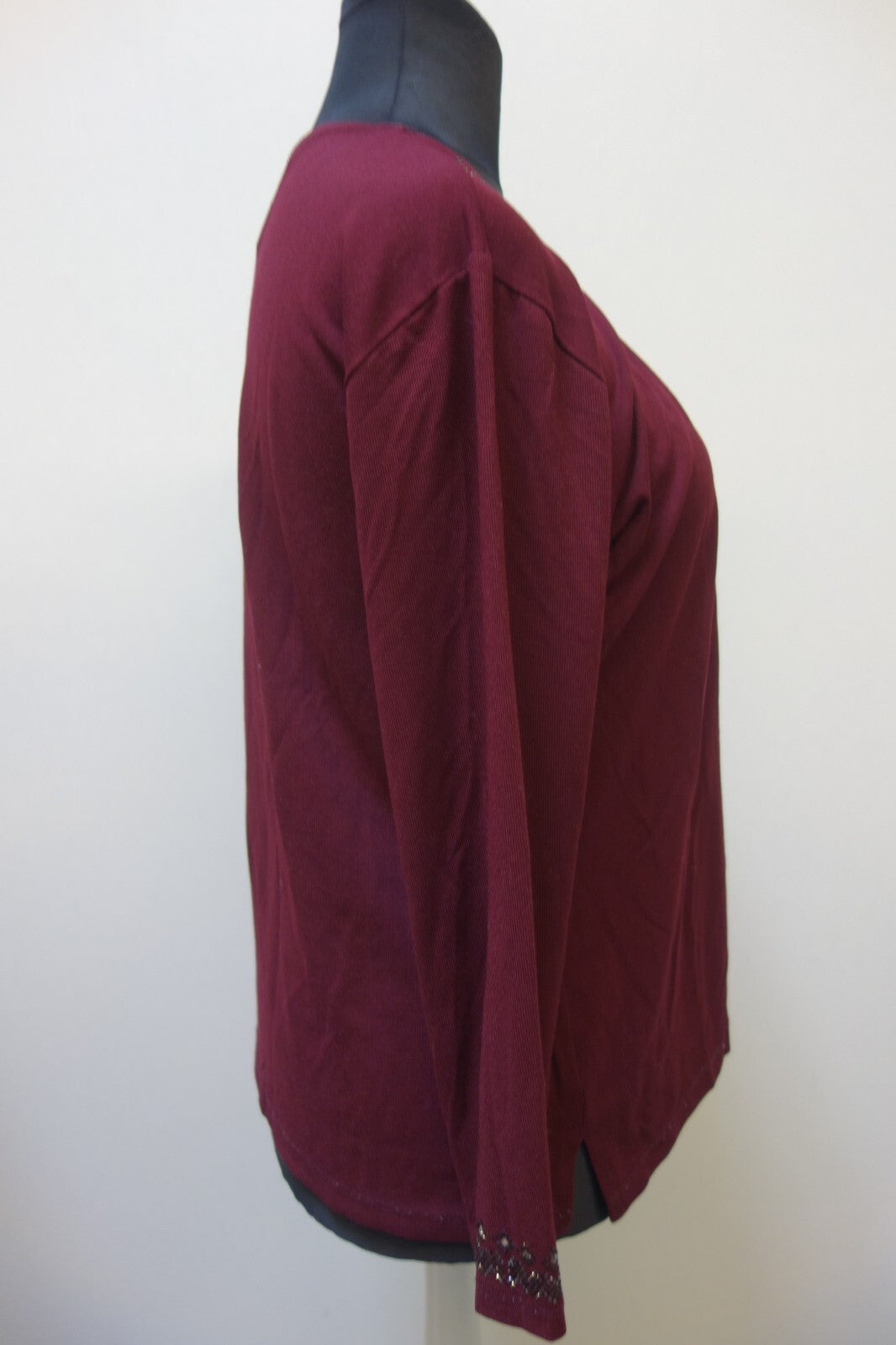 EK2151 Damen Pullover von Ulubas, dunkelrot, Gr. XL2