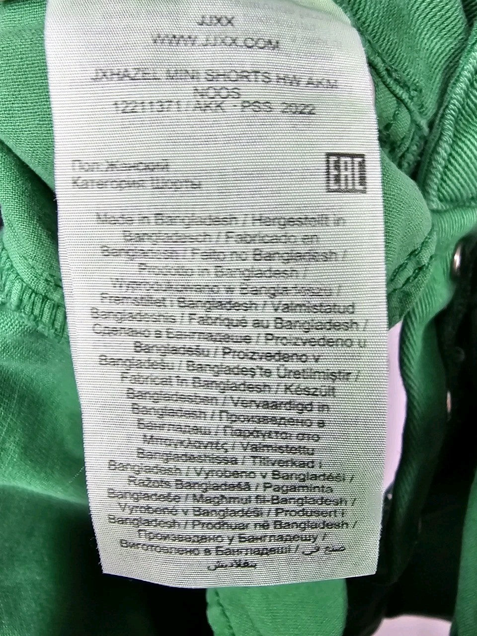 EK8138 Damen Shorts von JJXX, grün, Gr.S4