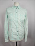 EK3921 Damen Bluse von EDC, grün/weiß gestreift, Gr. M0