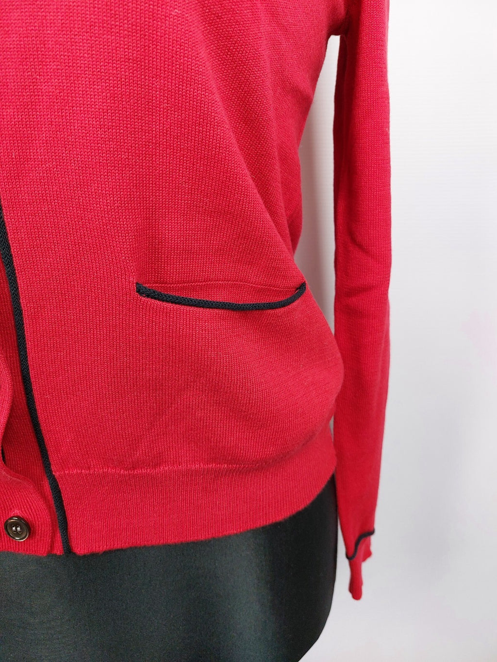 EK2784 Damen Strickjacke von Charles Robertson, rot, Gr. 402