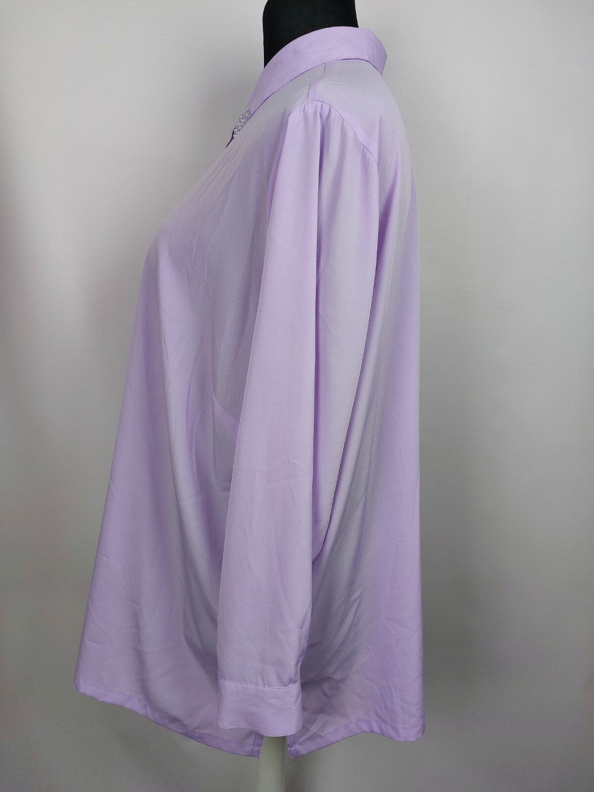 EK0426 Damen Bluse von M.Colletion, lila, Gr.XXL3