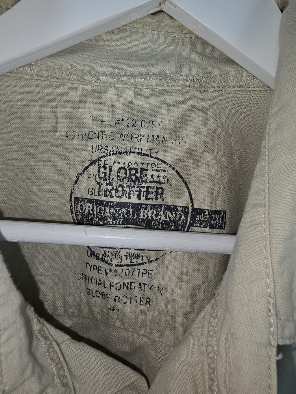 EK7761 Herrenhemd von Globe Trotter, Beige, Gr.XXL2
