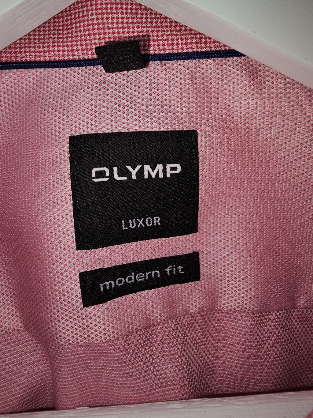 EK6856 Herren Hemd von Olymp, Rosa, Gr.40, 15¾2