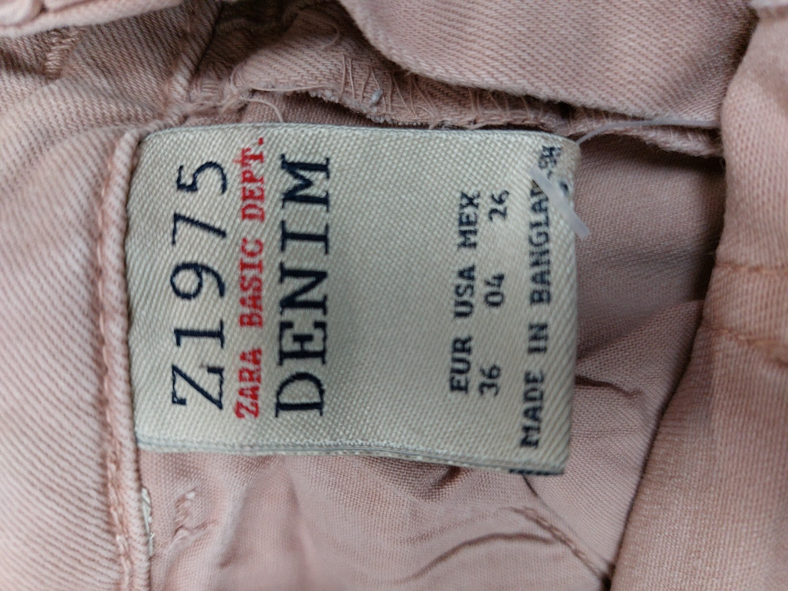 EK4332 Damen Hosen von Zara, altrose, Gr. 364