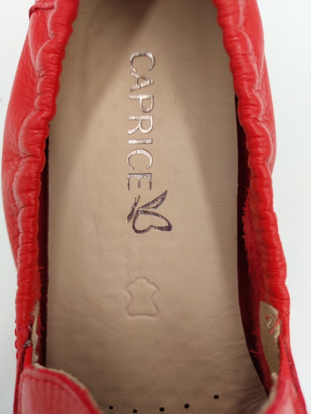 ES0659 Damen Halbschuhe von Caprice, rot, Gr. 365