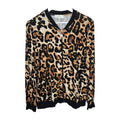 EK9921 Damen Strickjacke von Pfeffinger, braun, Leopardenmuster, Gr.380