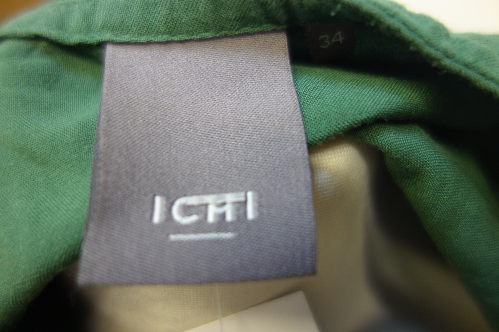 EK3324 Damen Langarmshirt von Ichi, grün, Gr. 344