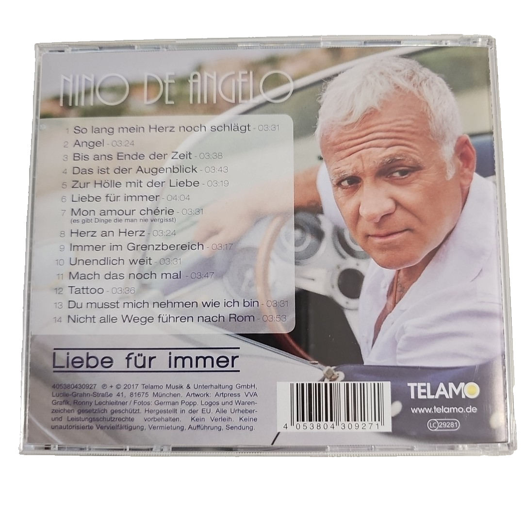 EB3153 Liebe Für Immer von Nino de Angelo  (CD, 2017)2