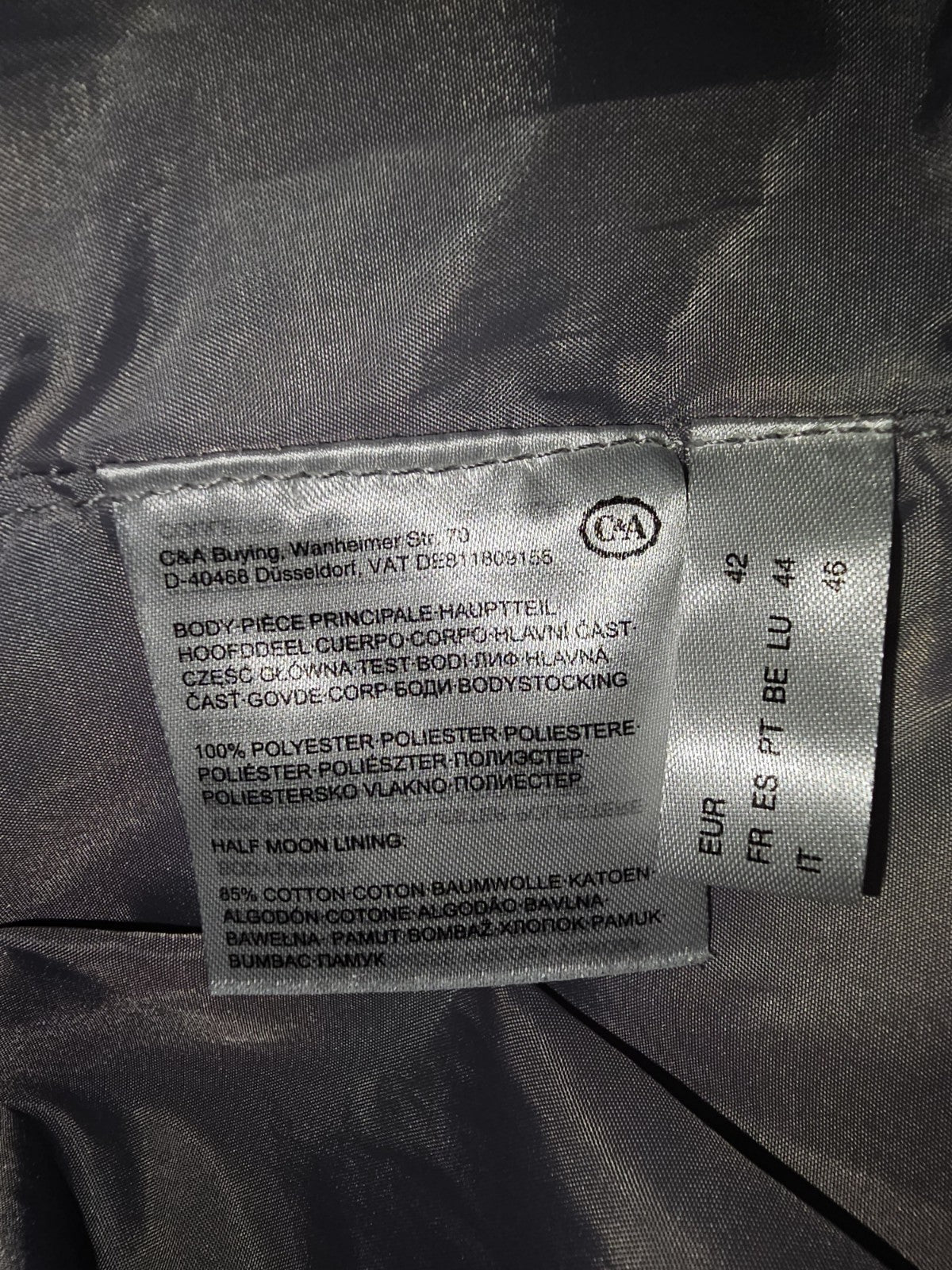 EK11220 Damen Jacke von C&A, grau, Gr.429