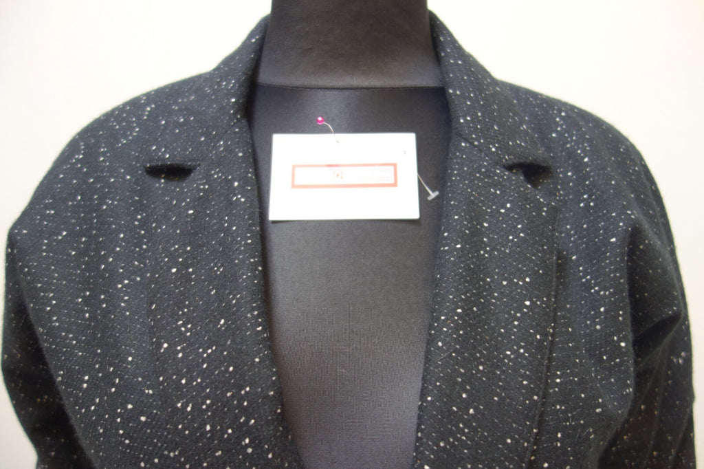 EK0900 Damen Jäckchen von Loretta Margi, schwarz mit weiß, Gr. 382