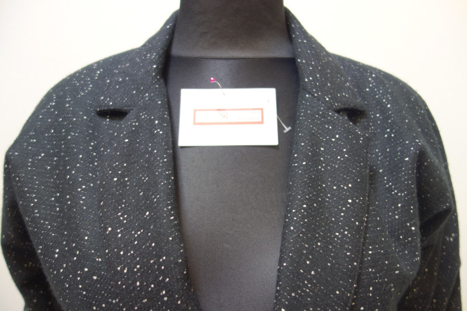 EK0900 Damen Jäckchen von Loretta Margi, schwarz mit weiß, Gr. 382