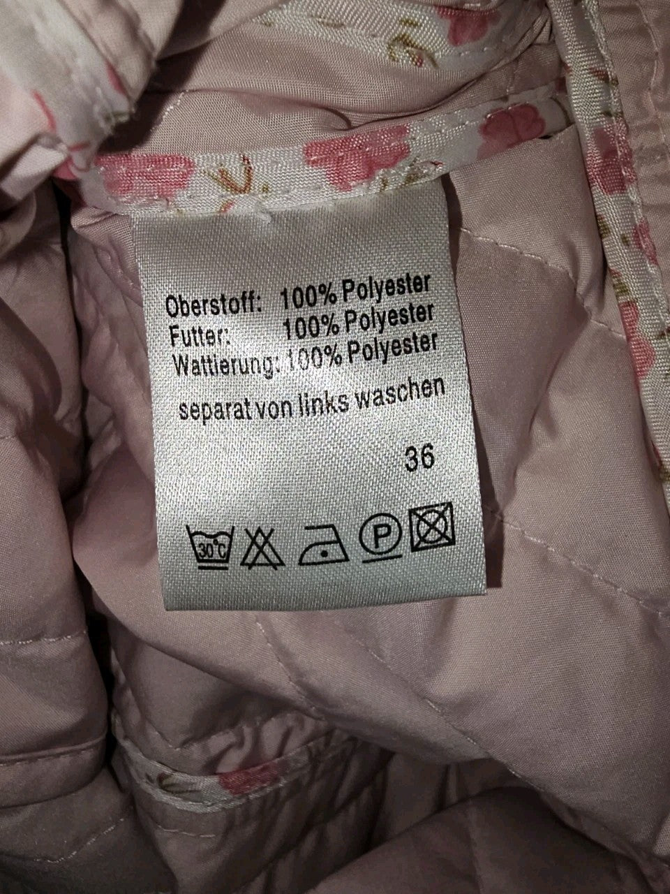 EK11185 Damen Leichte Stepp Jacke von Orwell, hell rosa, Gr.363