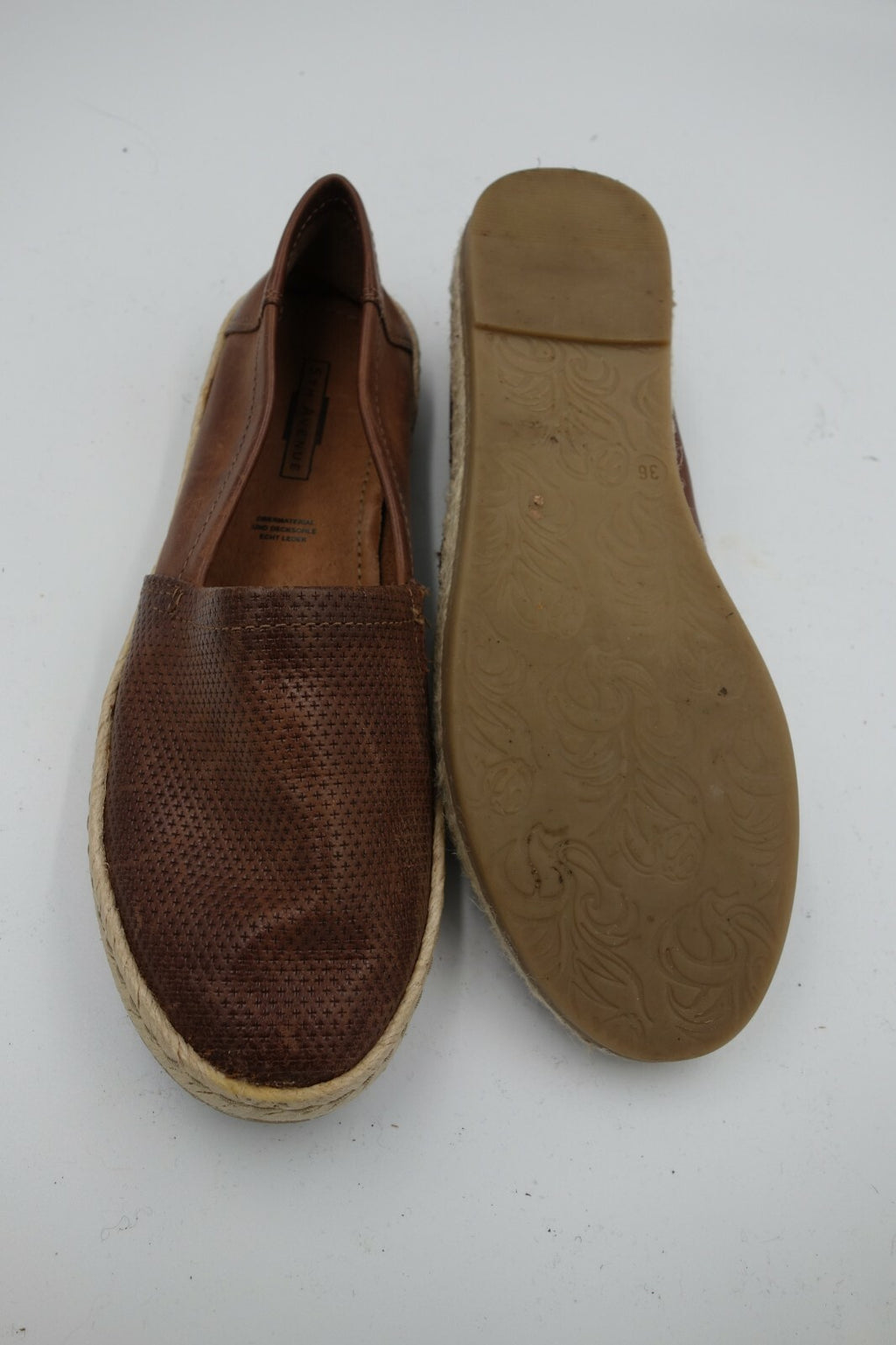 ES0223 Damen Halbschuhe von 5th Avenue, 36, braun6