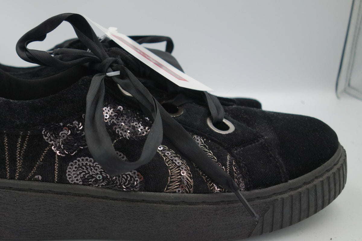 ES0077 Damen Sneaker von W cubed schwarz in 394