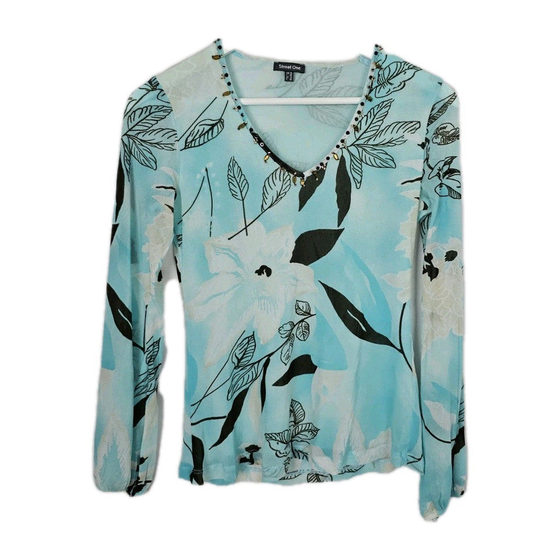 EK9876 Damen Bluse von Street One, Blau, Gr. 380