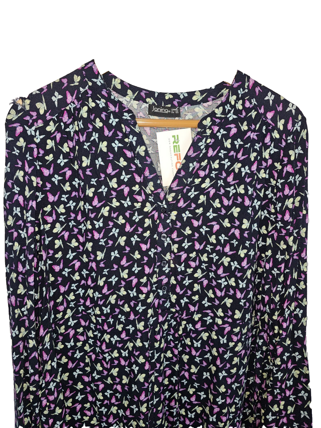 EK7888 Damen Bluse von Janina, Mehrfarbig,  Gr. 421
