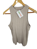 EK8300Damen Strick Top H&M Beige Gr.M0
