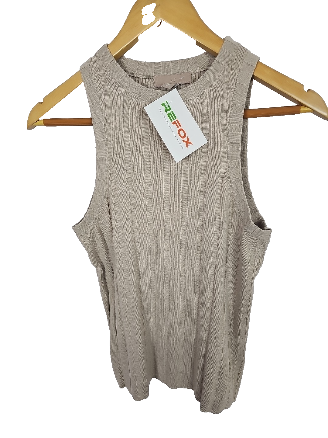 EK8300Damen Strick Top H&M Beige Gr.M0